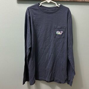 Vineyard vines pocket tee long sleeve  T-shirt youth medium (12-14)